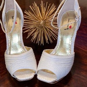 Luichiny Straw Platform Heels